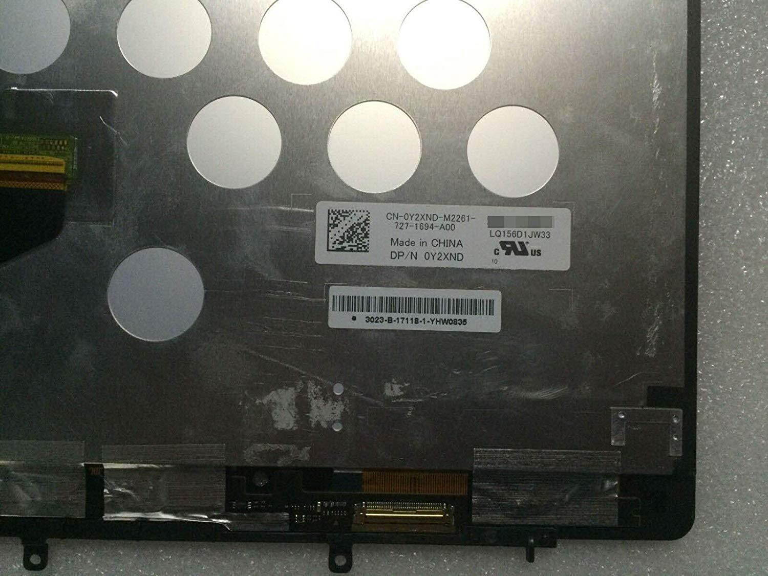 15.6" 3840x2160 4K LCD Screen + Touch Digister Assembly 0Y2XND for Dell XPS 15 9560