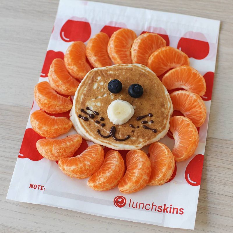 Lunchskins Recyclable & Sealable Paper Sandwich Bags - Apple - 50ct