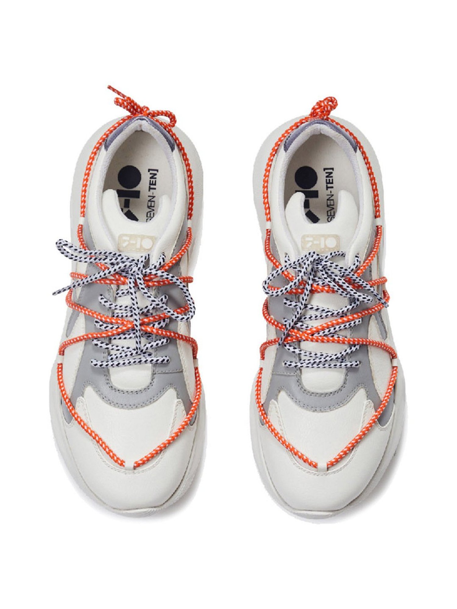 7-10 Men's 608 Winter Street White & Grey Chunky Sneakers