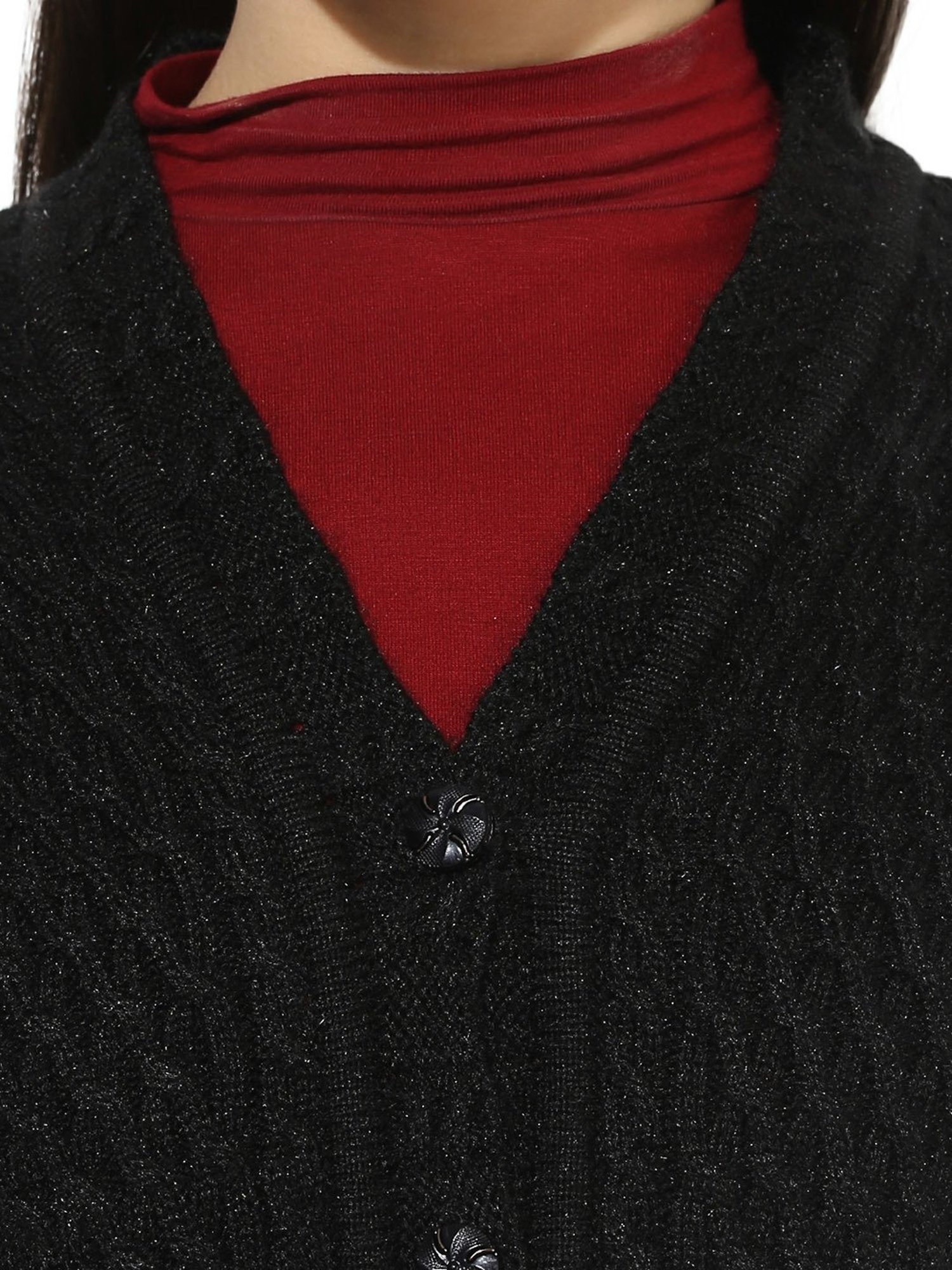 One Femme Black Cardigan