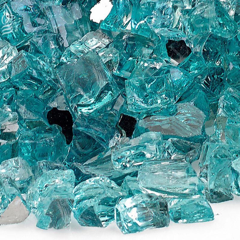 American Fireglass 10 LB Bag 1/2 Inch Reflective Fireplace & Firepit Fire Glass, Copper