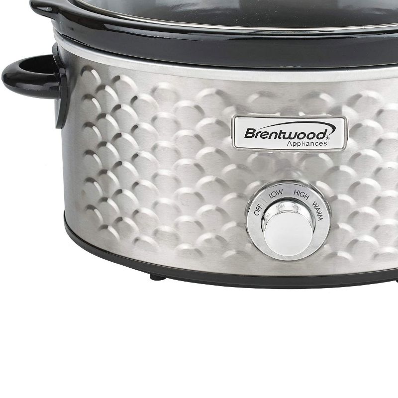 Crock-Pot SCCPVMC63SJ Multi Function Large 6 Quart Capacity 3-in-1 Home Food Cooker Convenient Kitchen Appliance, Stainless Steel