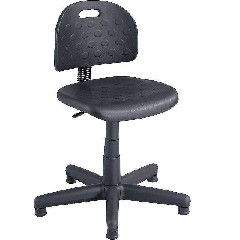 Safco Soft Tough Polyurethane Task Chair, Black 6900