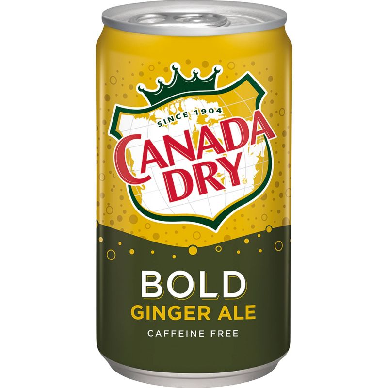 Canada Dry Ginger Ale Bold Soda - 6pk/7.5 fl oz Mini Cans