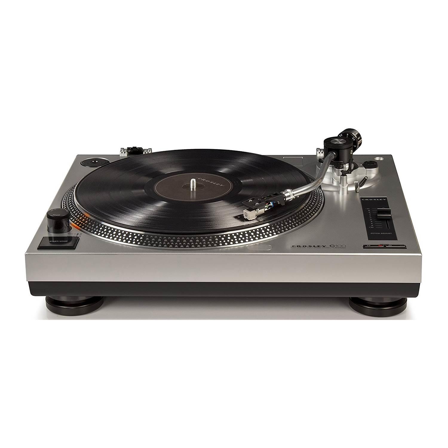 Crosley 2 Speed S-Shaped Built-In Preamp Record Player Turntable (For Parts)