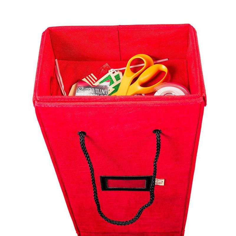 TreeKeeper Wrapping Paper Storage Box Red