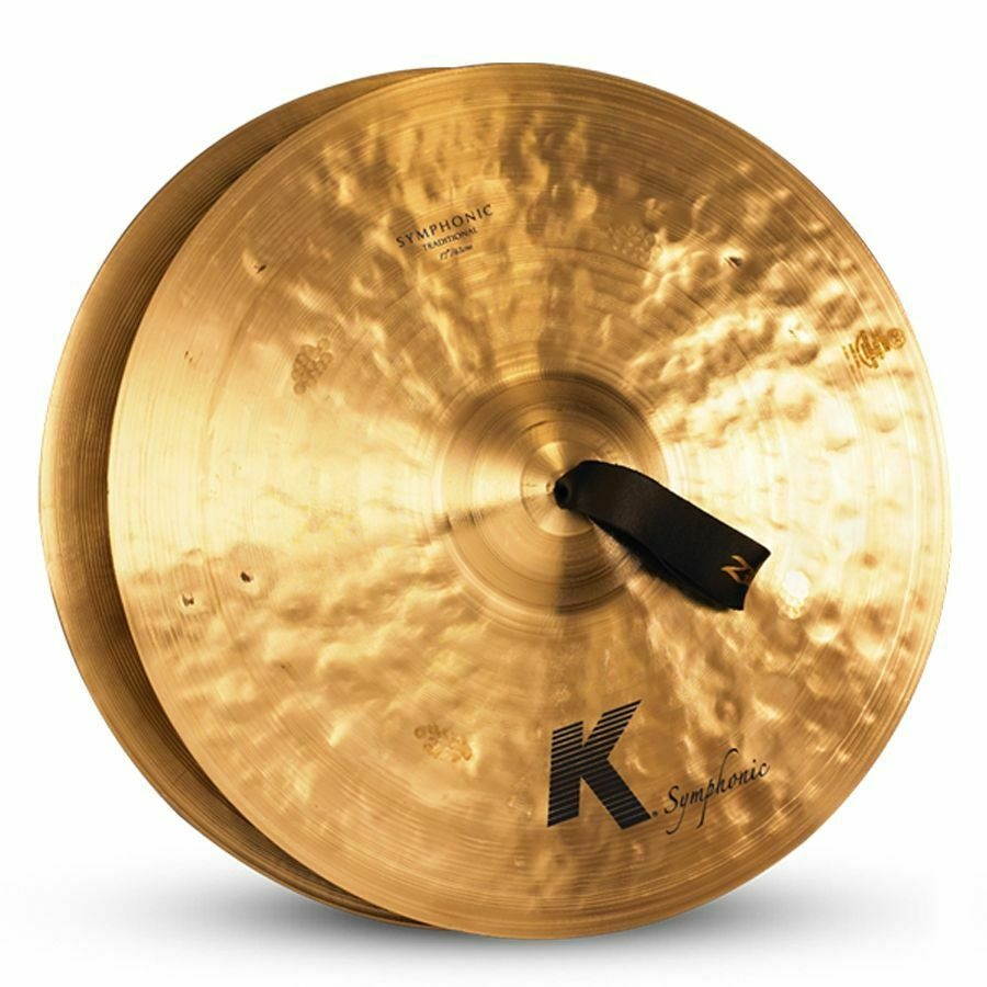 ZILDJIAN K2103 17" K SYMPHONIC SERIES SINGLE HAND CYMBAL WITH DARK/ MID SOUND
