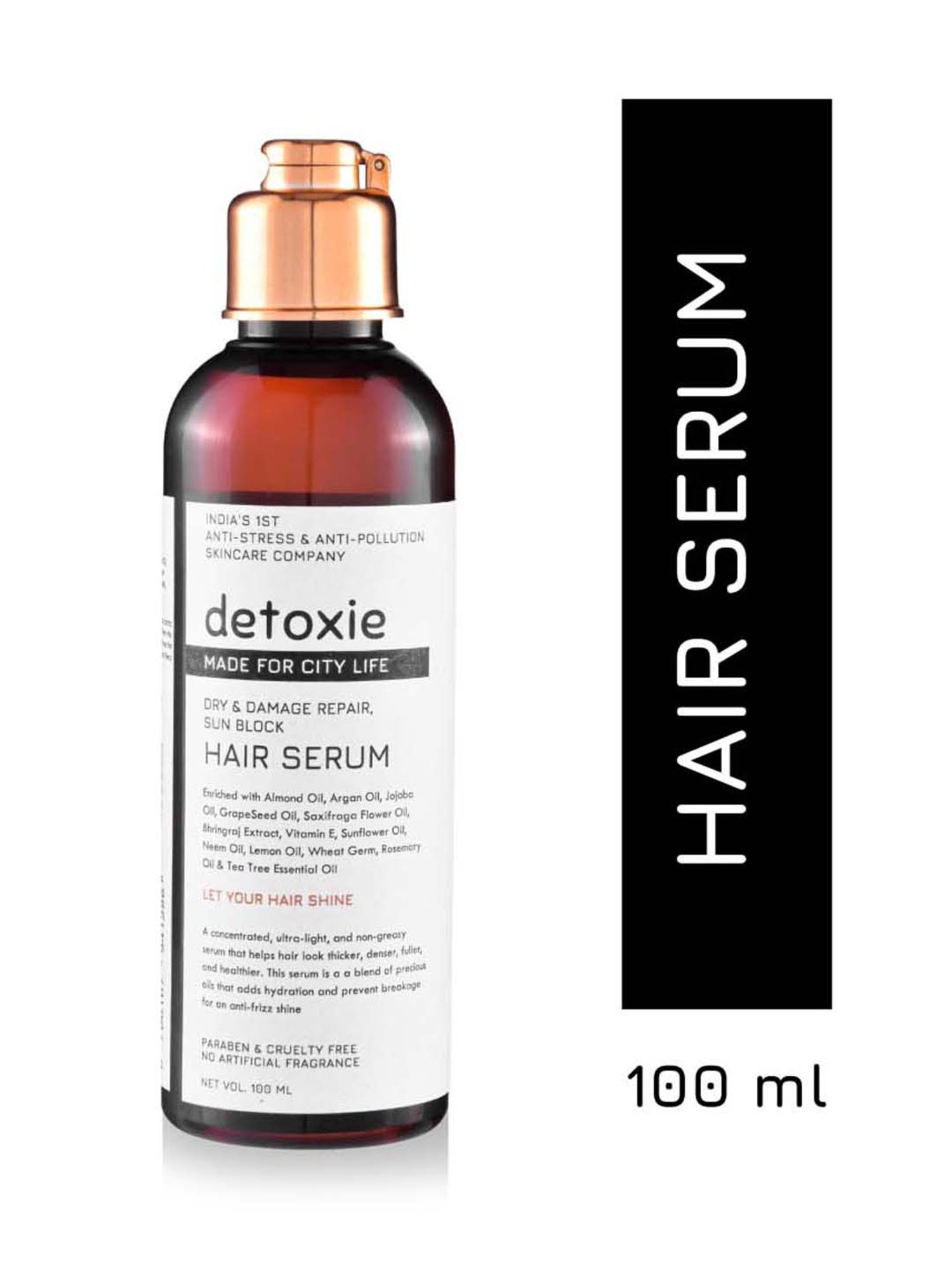 Detoxie Dry & Damage Repair Sun Block Hair Serum -100 ml