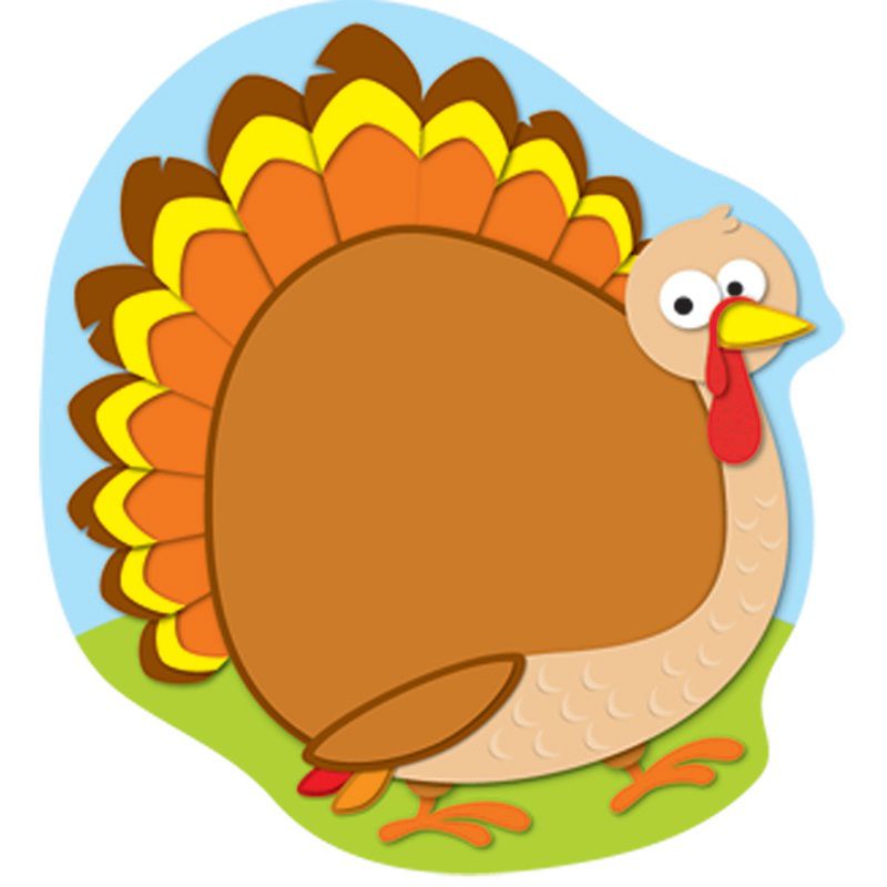 Carson Dellosa CD-151019 Turkey Notepad