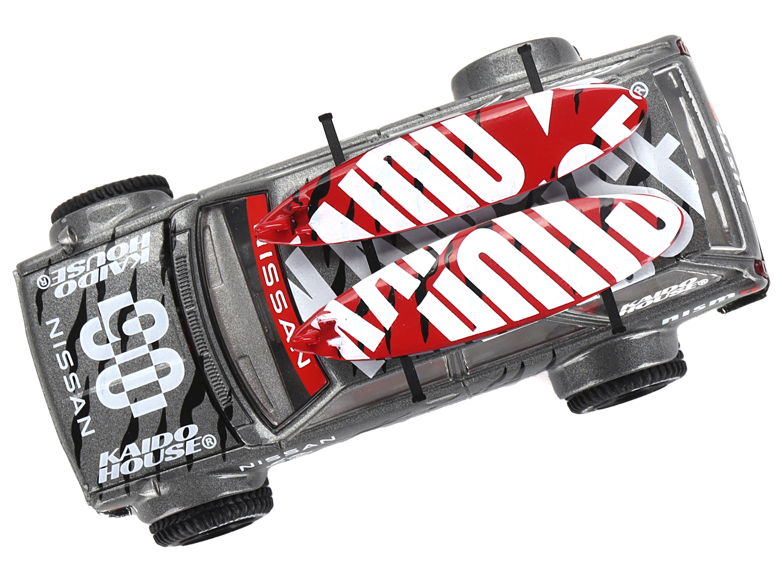 1972 Datsun 240Z Purple with Dark Gray Hood 1/64 Diecast Model Car by Muscle Machines