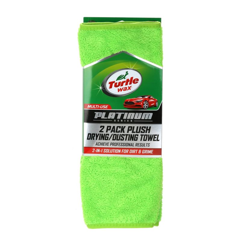 Turtle Wax Platinum 2 Pack Plush Drying/Dusting Towel