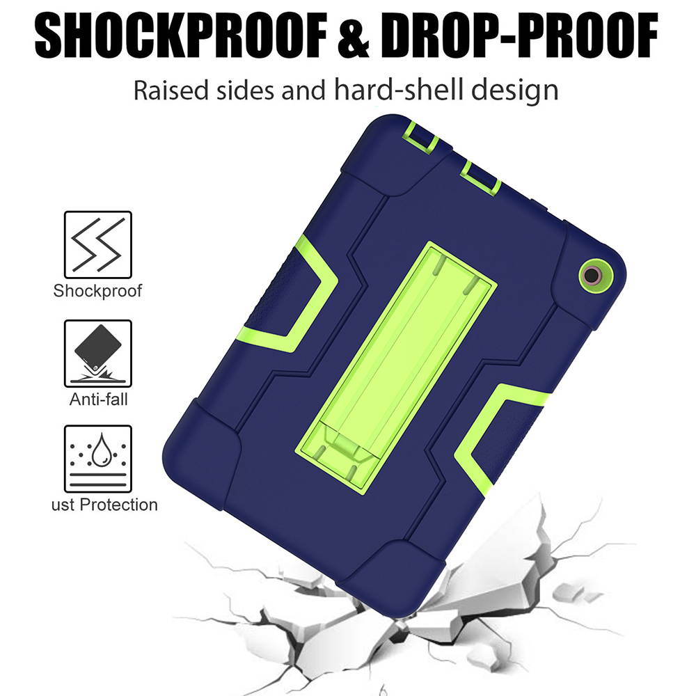 Mignova for Amazon Fire HD 8 2020 Case, Fire HD 8 Plus Case Heavy Duty Drop-Proof Shock-Proof Rugged Hybrid Case with Kickstand for Amazon Fire HD 8 2020 / Fire HD 8 Plus Tablet 10th Gen 2020