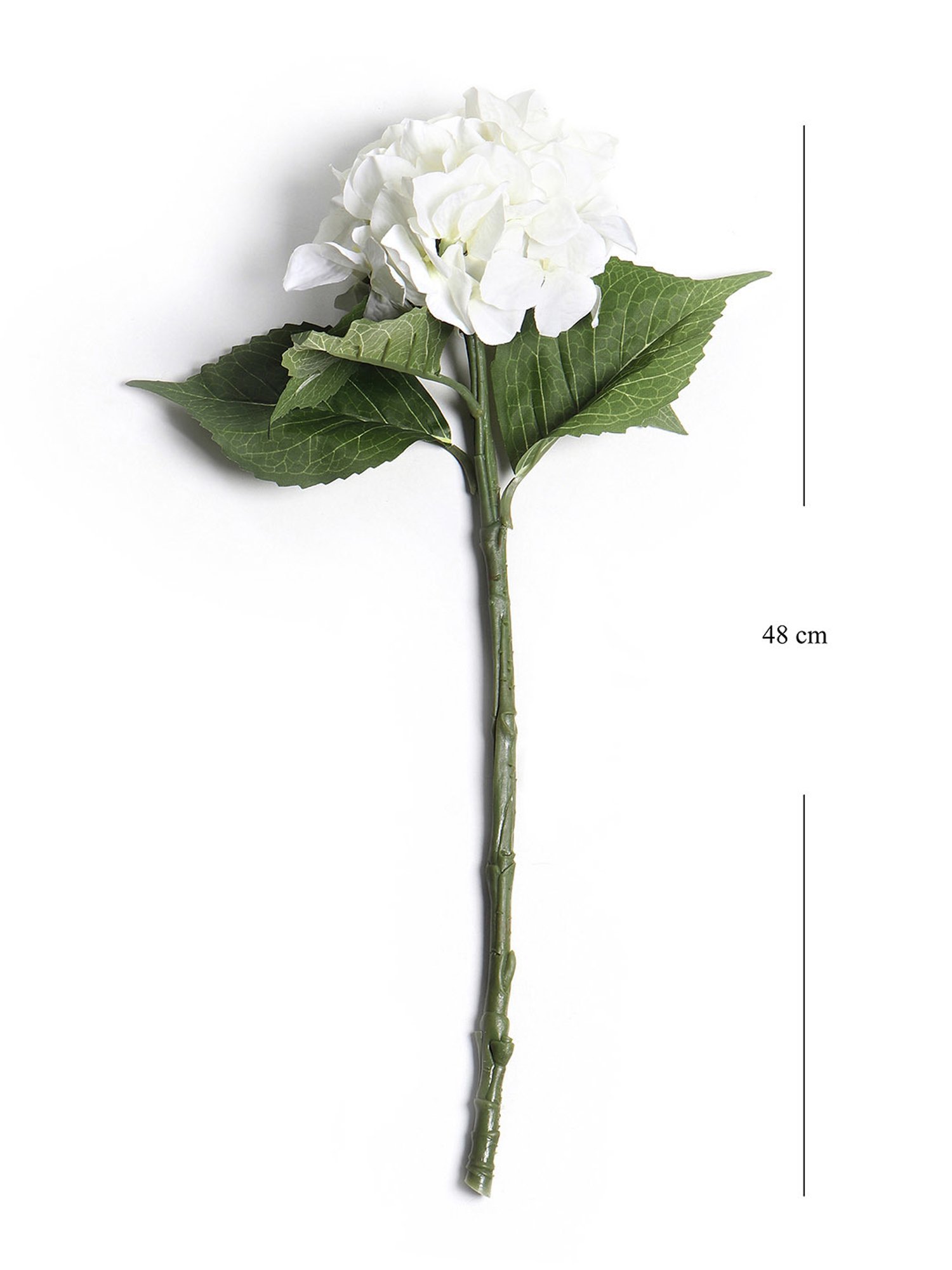 Pure Home and Living White Plastic Solid Flower Stems