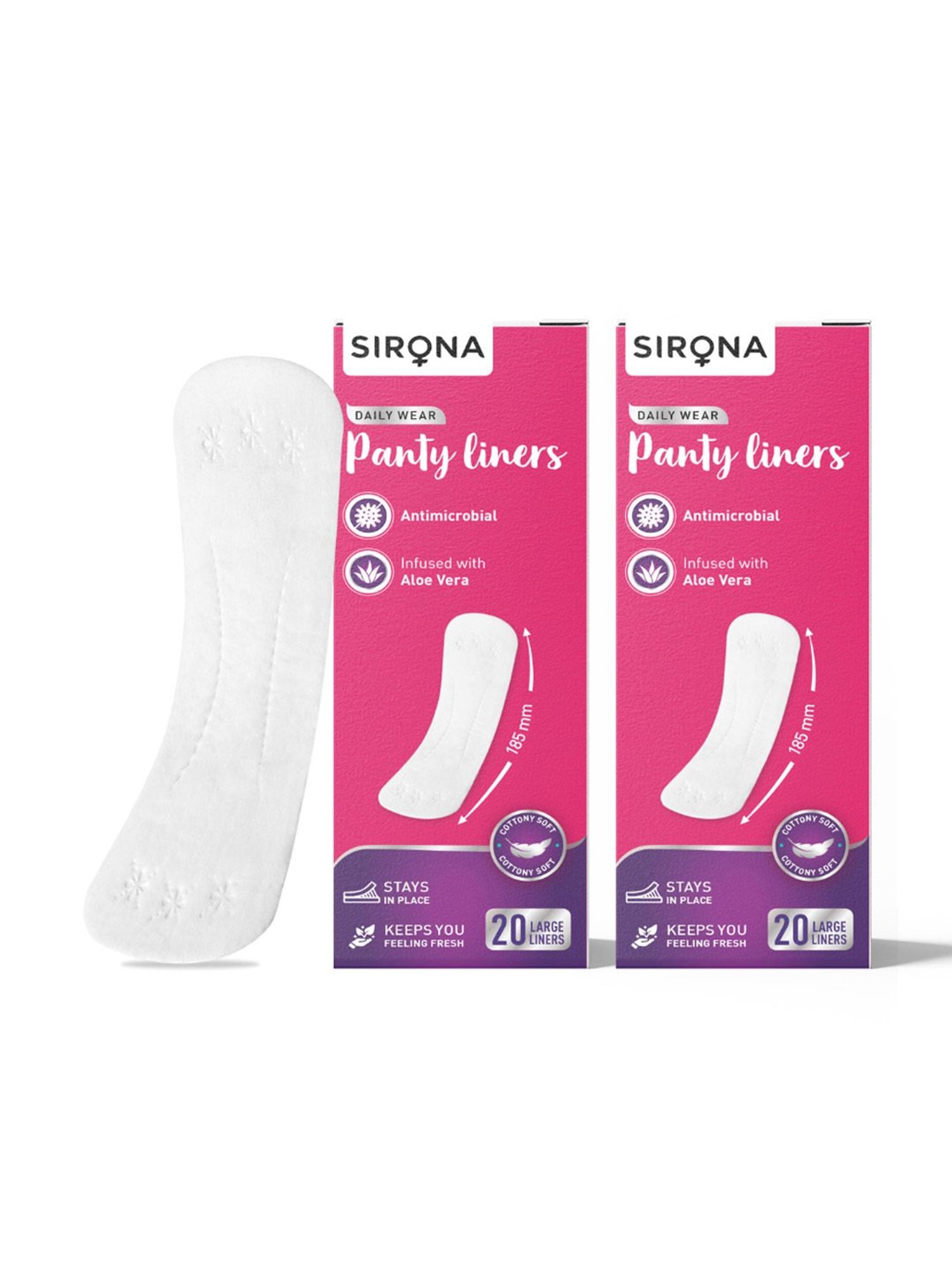Sirona Daily Wear Panty Liners Large - Set of 2