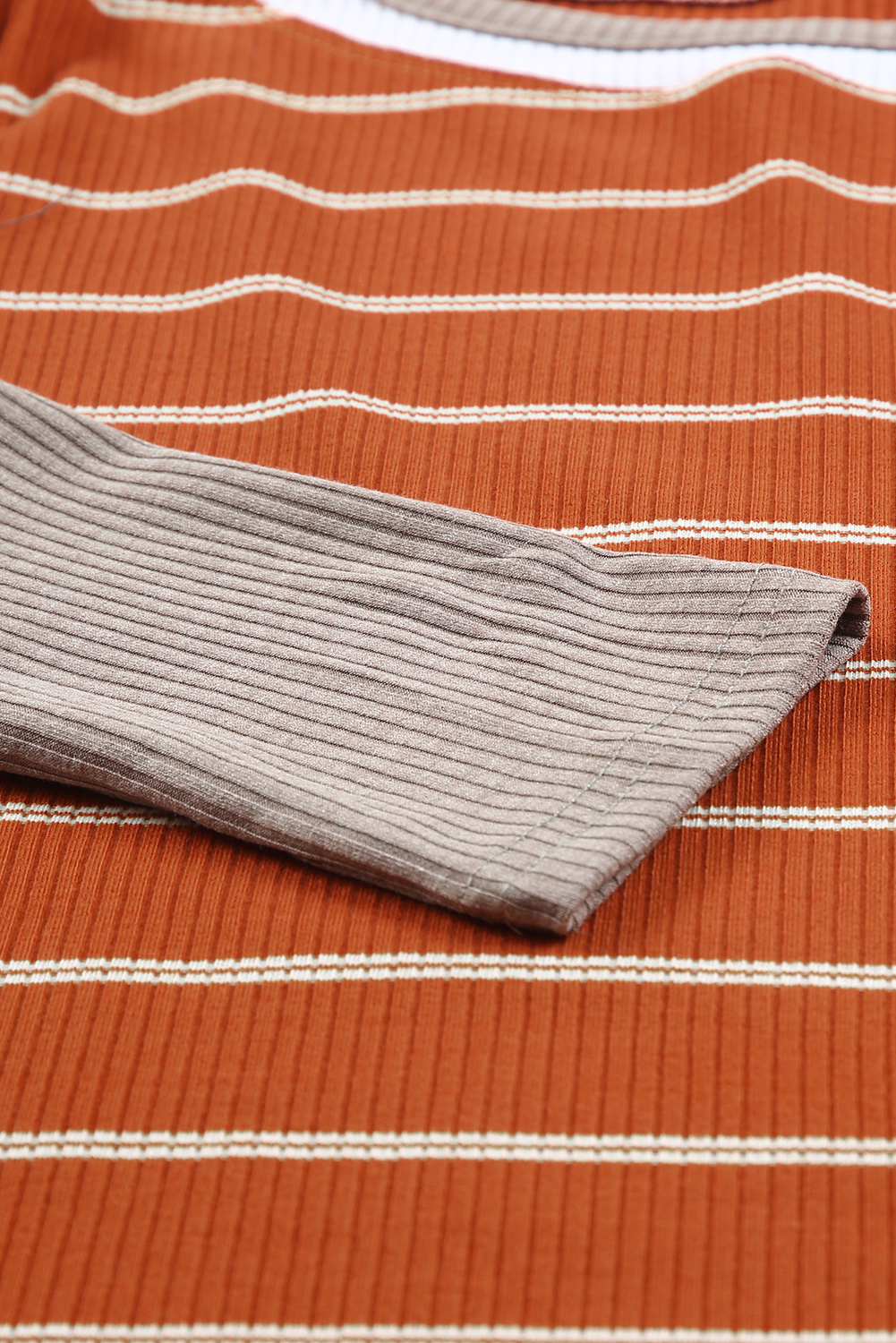 Gibson & Latimer Jewel Neck Basic Stripe Tee