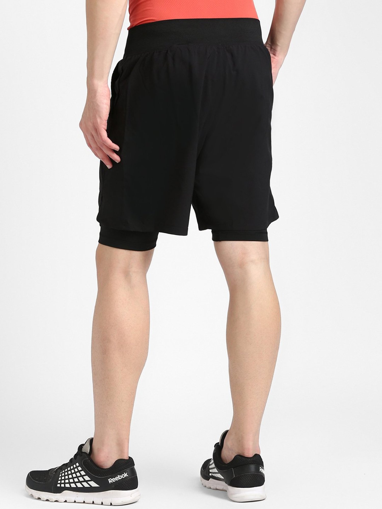 Reebok Black Regular Fit Shorts