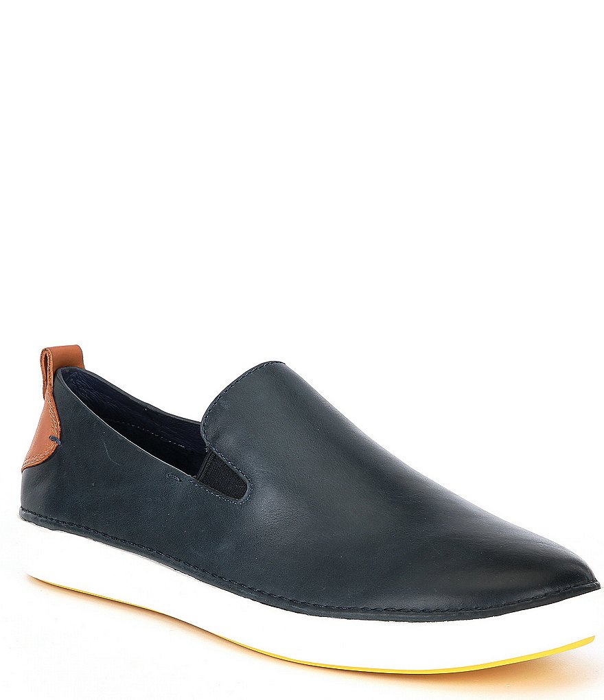 Johnston & Murphy Men's Noah Leather Slip-Ons