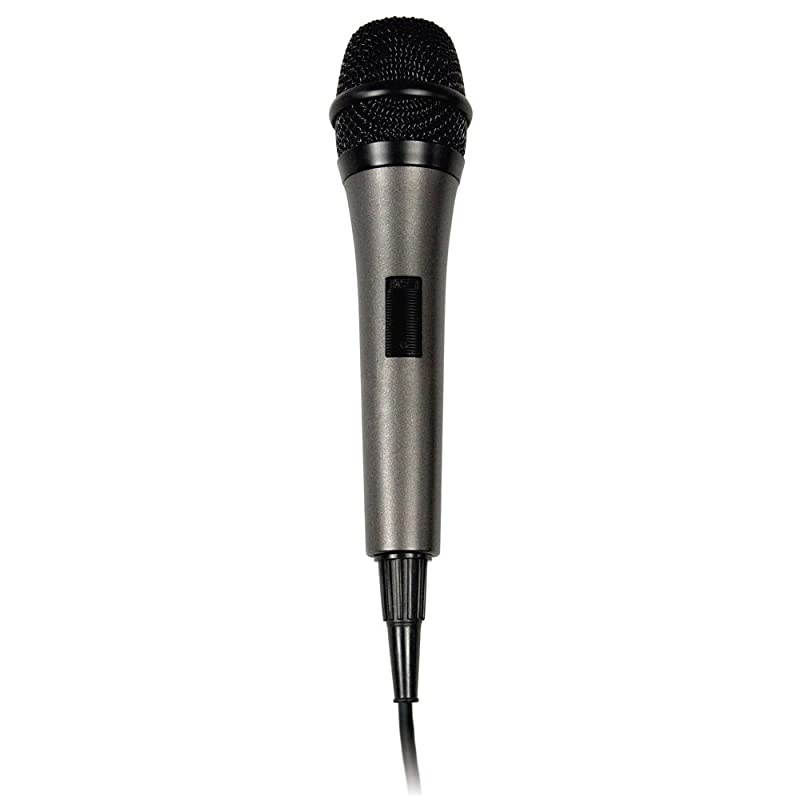 SMM-205 Unidirectional Dynamic Microphone with 10 Ft. Cord,Black, one size