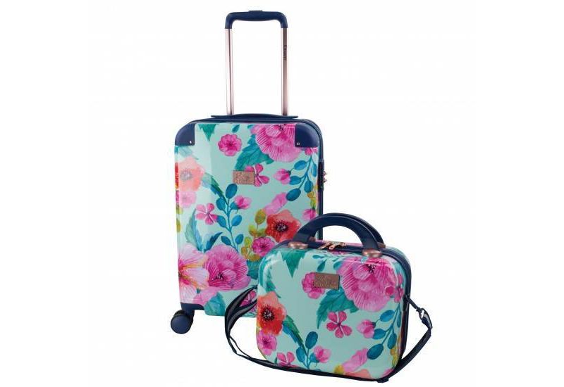 Chariot Travelware CHP-903 Floral 2pc Luggage Set
