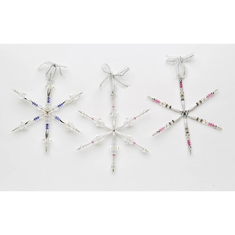 Creativity for Kids Beaded Snowflake Ornaments
