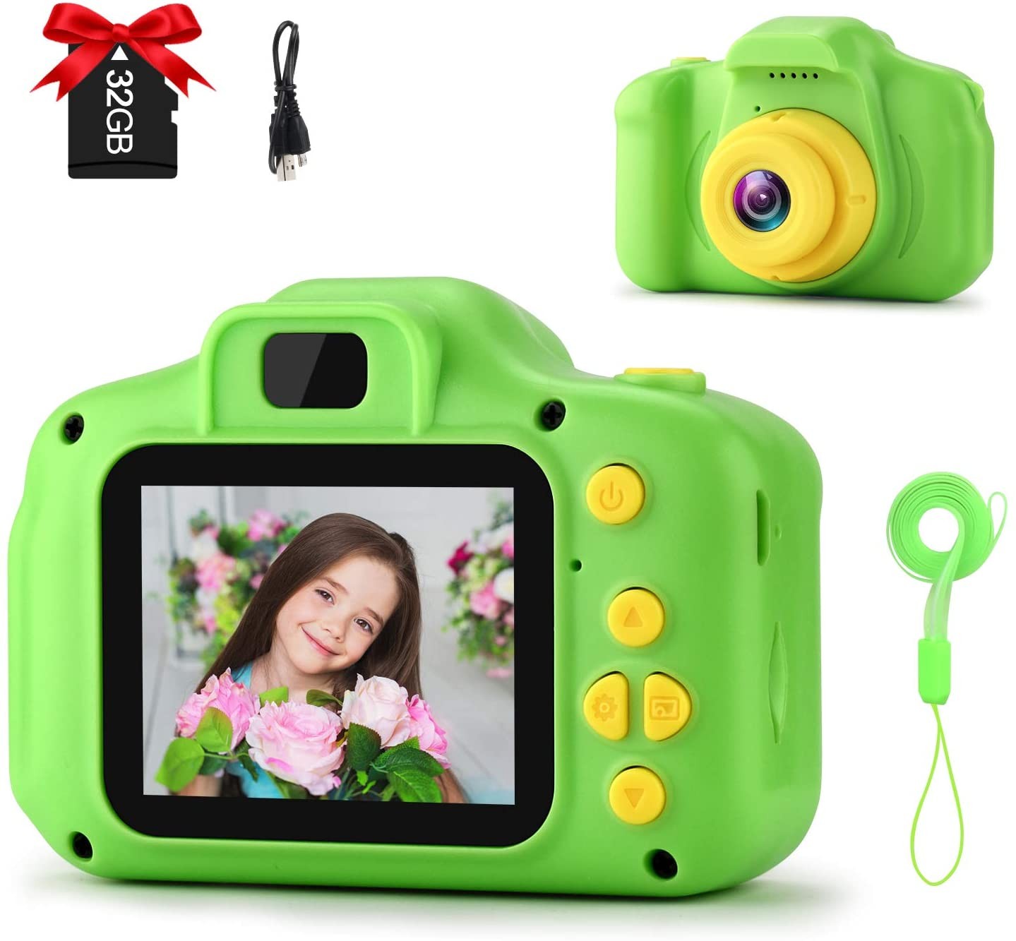 Kids Selfie Camera HD Digital Video Cameras for Toddler Kids Selfie Camera Children Small Cameras Christmas Birthday Gifts for Kids Portable