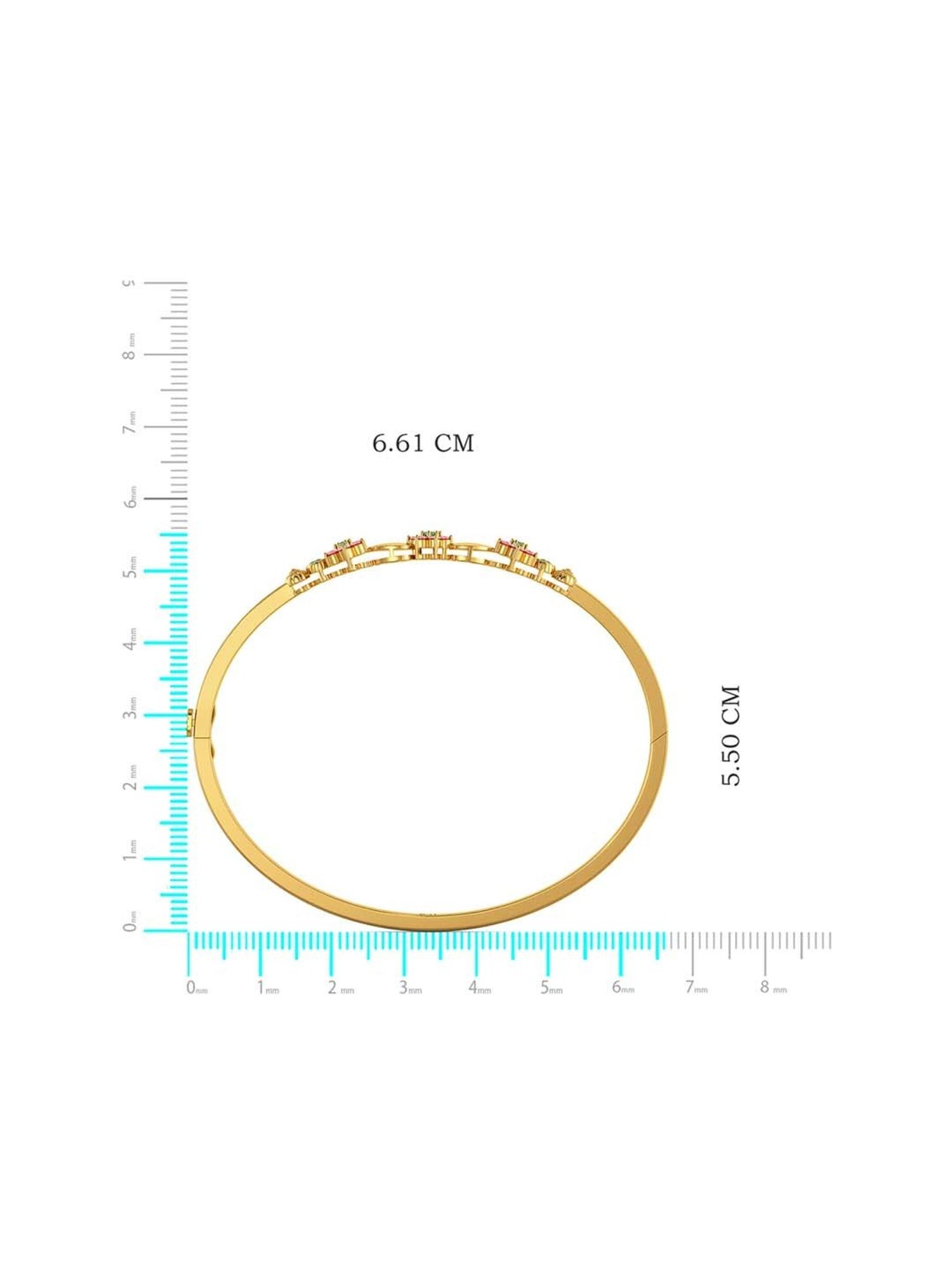 Mia by Tanishq Berry Bellini Baubles 14k Ruby Bangle