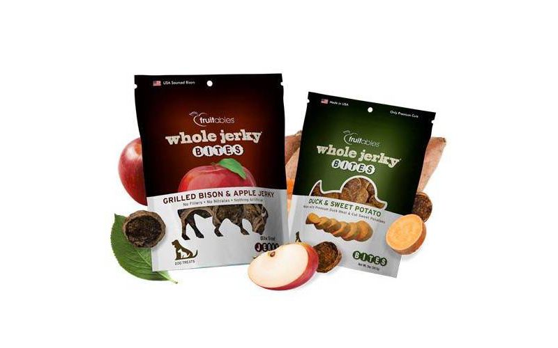 Fruitables Whole Jerky Bites Duck and Sweet Potato Jerky Dog Treats - 5oz