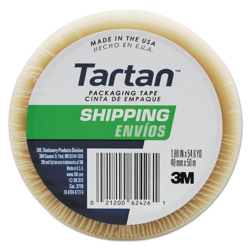 Tartan 3710 Packaging Tape 3" Core 1.88" x 54.6yds 3" Core Clear 