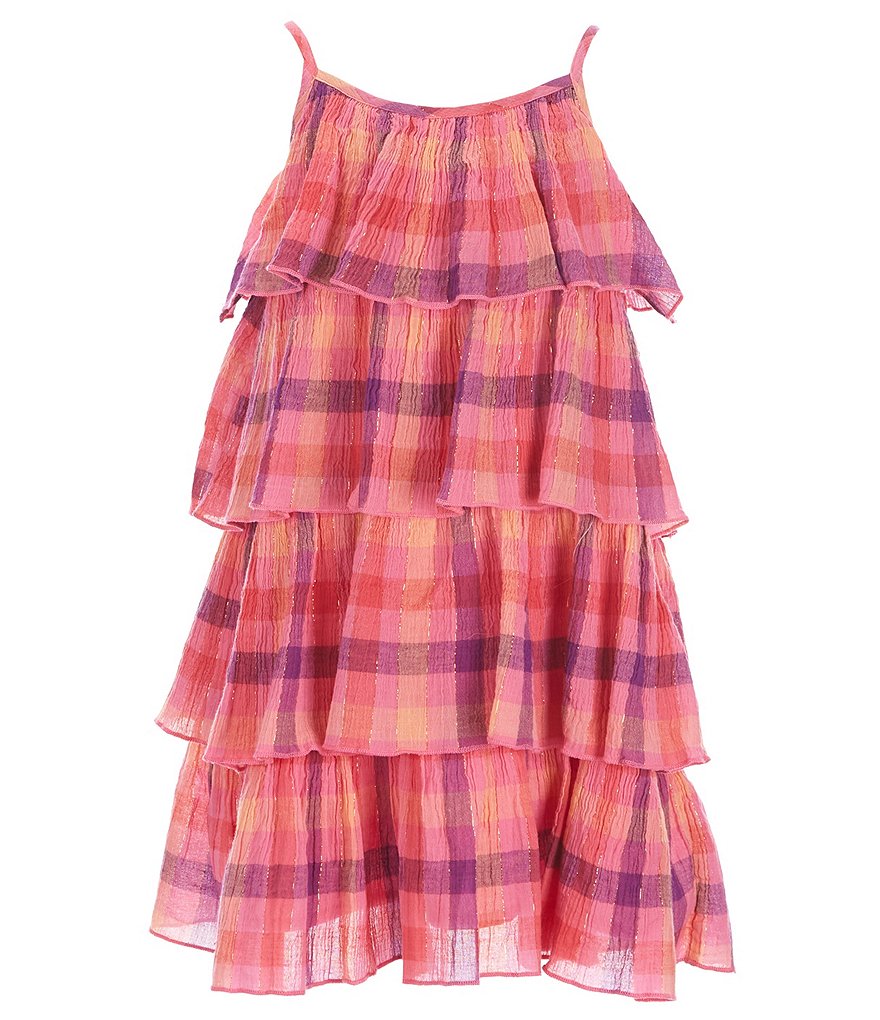 Peek Little/Big Girls 2T-12 Embroidered Chambray A-Line Dress