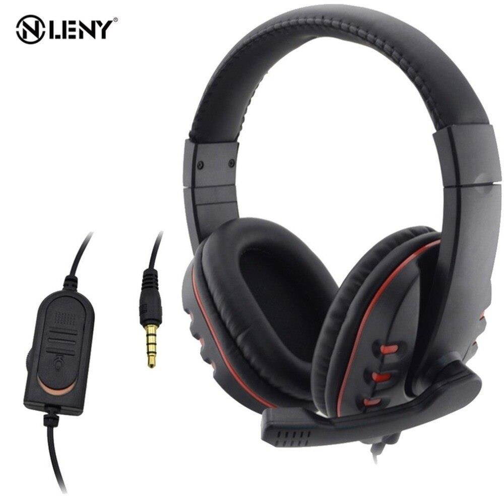 Wired Original 3.5mm Plug Gaming Headset Headphone Earphone Music Microphone For PS4 PlayStation 4 Game PC Chat
