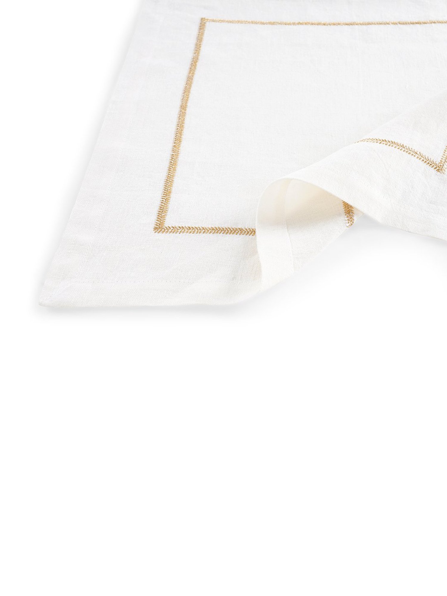 Pure Home and Living Beige Cotton Solid Table Napkins