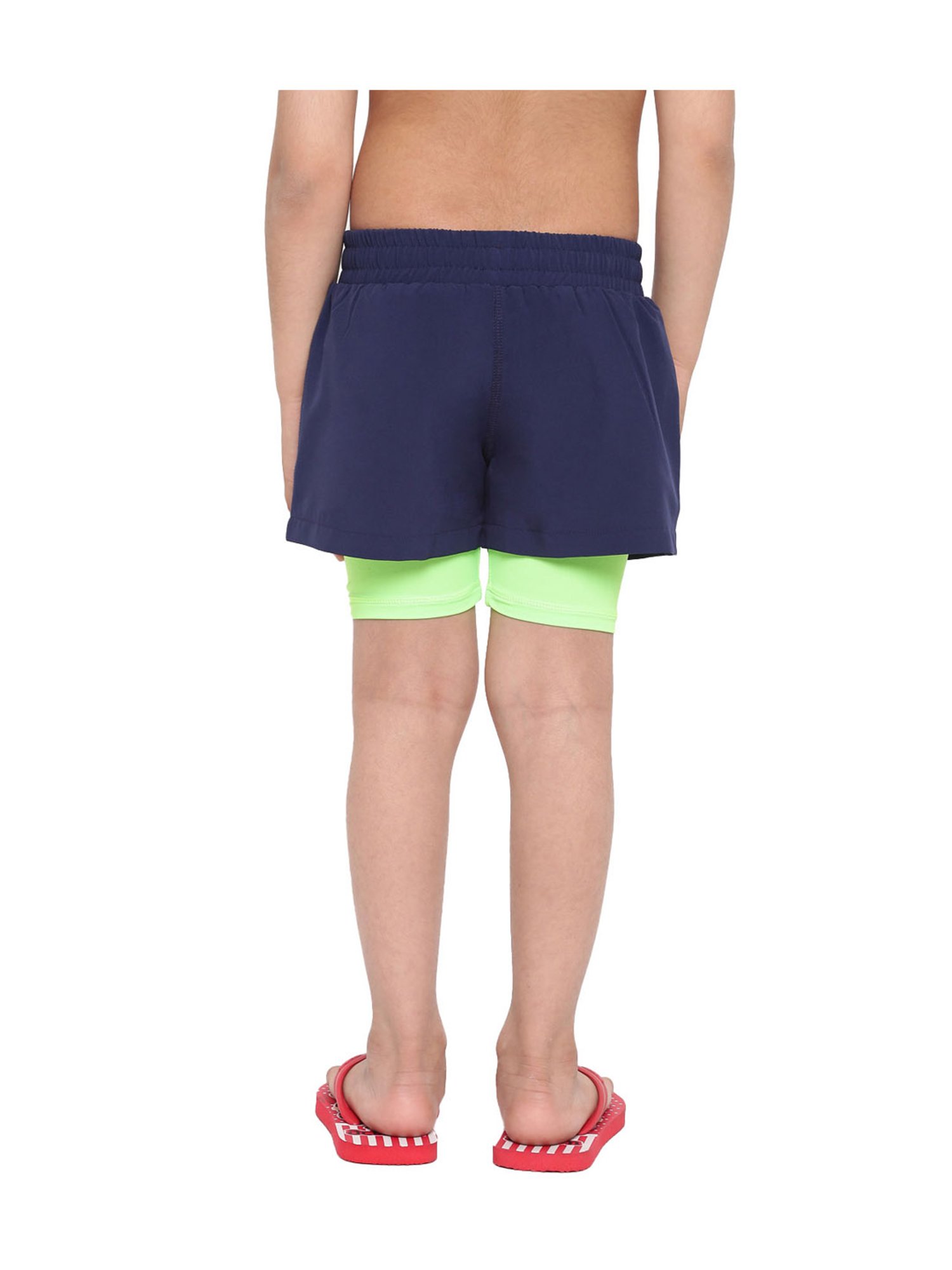 IO Kids Blue Solid Jammers