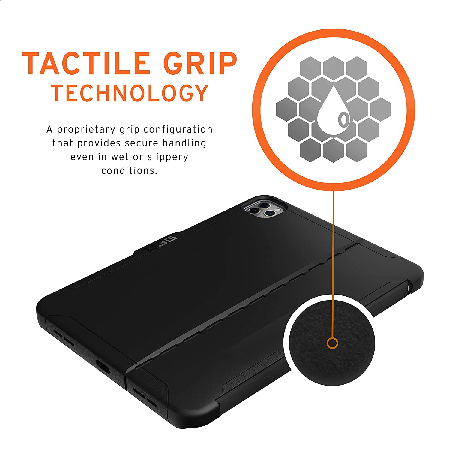 UAG iPad Pro 11-inch (2nd Gen, 2020) Case Scout [Black] Slim Protective Cover