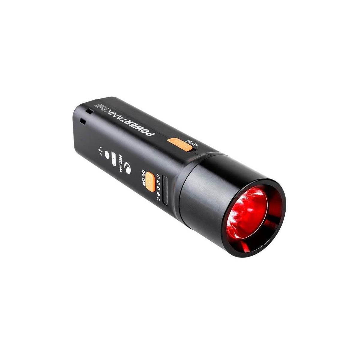 Celestron Powertank Glow 5000 Red LED Flashlight and Powerbank