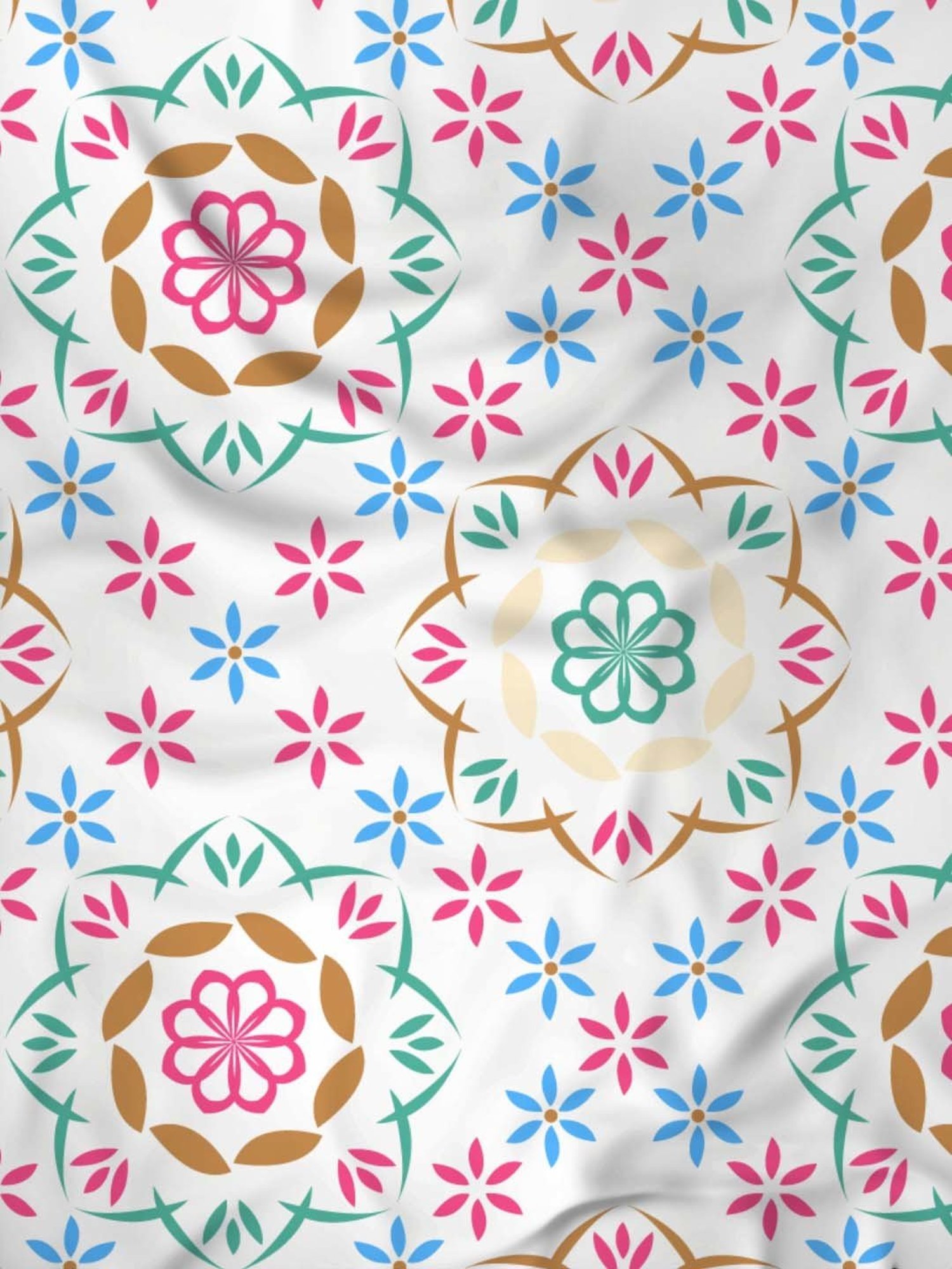 House This Juniper Blue Cotton 600 TC Double Size Bedsheet With Pillow Covers