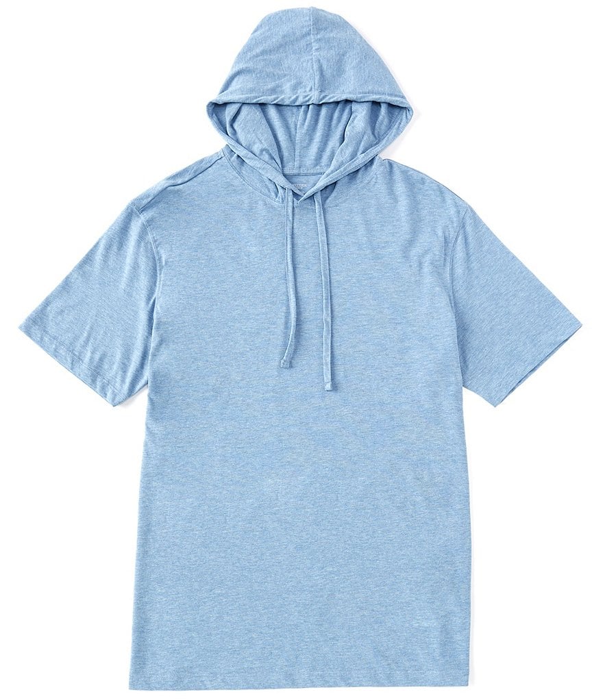 Roundtree & Yorke Soft Washed Short-Sleeve Solid Hoodie
