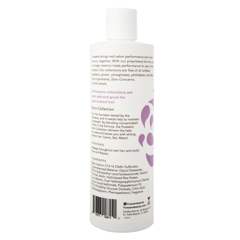 Purezero Biotin Strengthening Shampoo - 12 fl oz