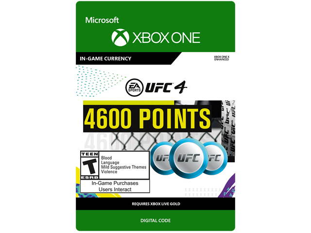 EA SPORTS UFC 4: 500 UFC Points Xbox One [Digital Code]