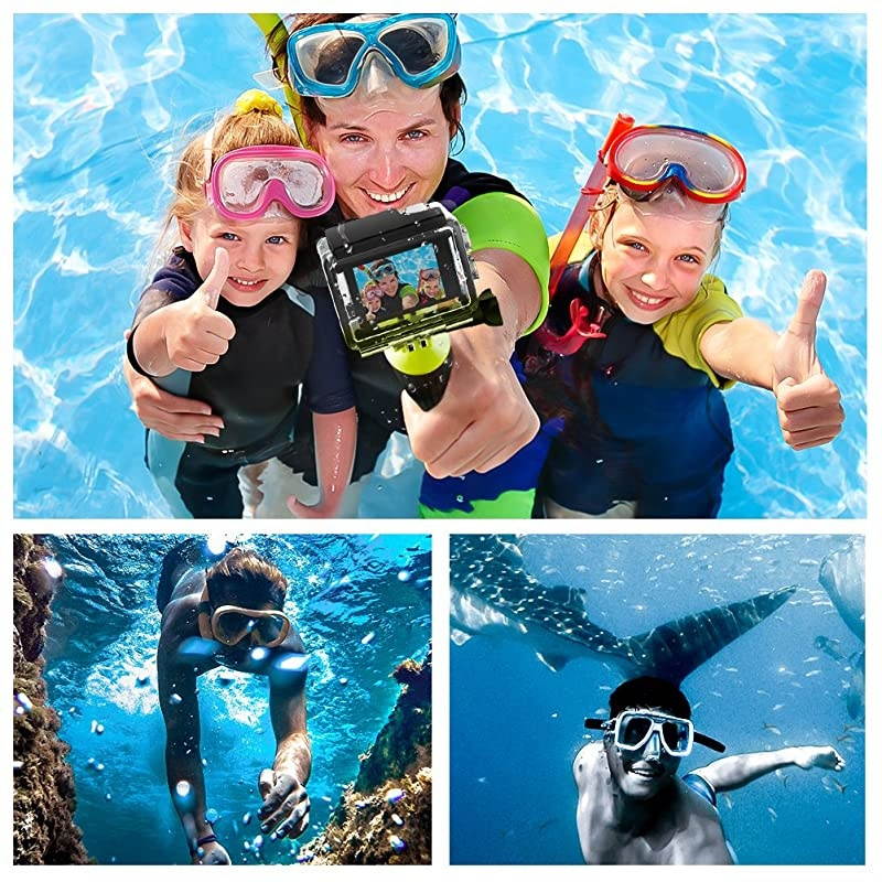 Floating Hand Grip Waterproof Handle for Gopro AKASO Campark APEMAN Action Camera