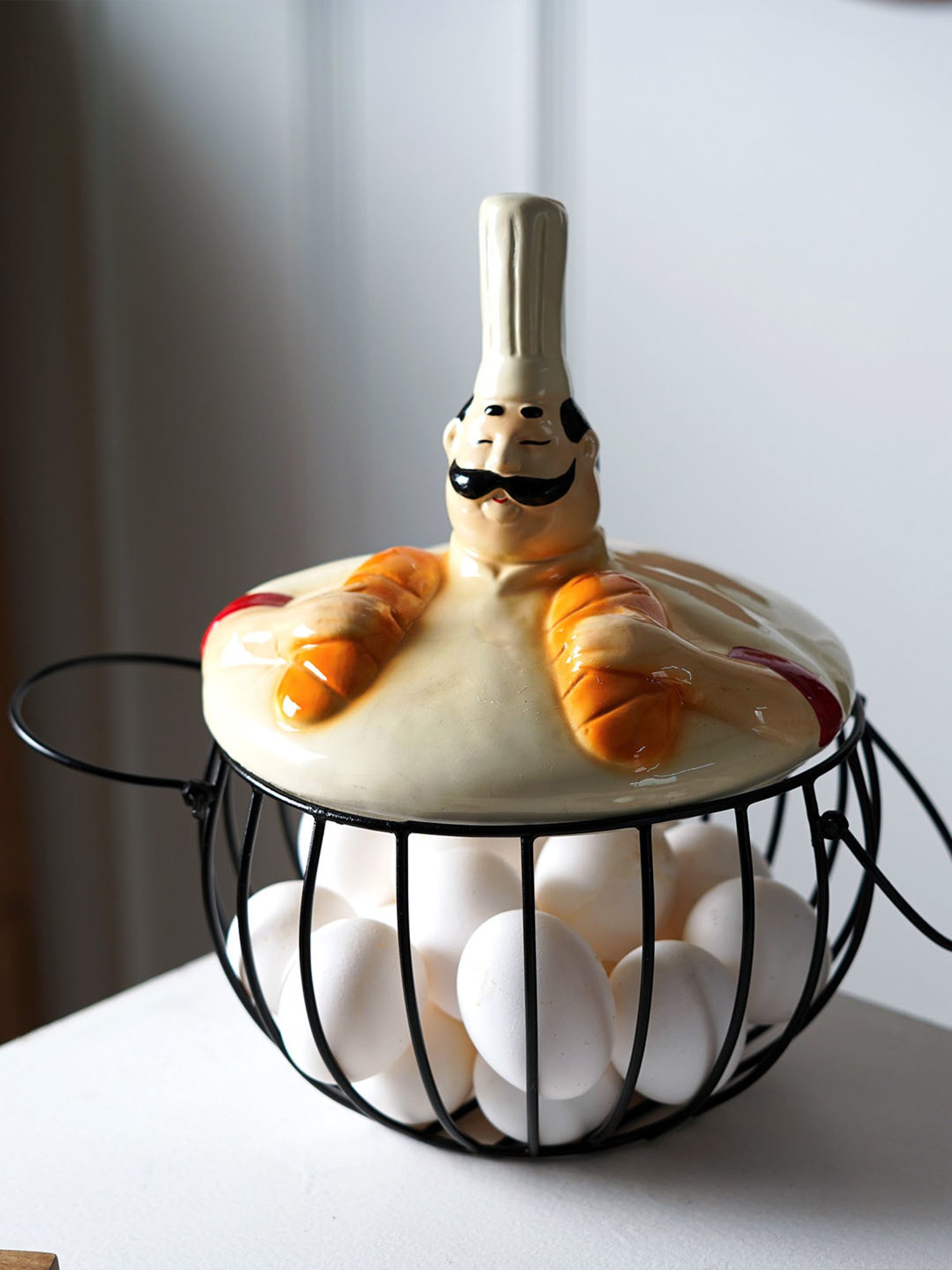 VarEesha Brown & Black Bamboo Multi-Purpose Basket - Set of 1