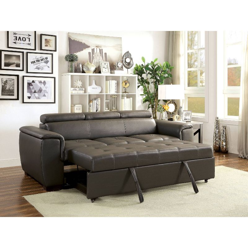 Banbury Pull-out Sleeper Sofa Gray - miBasics