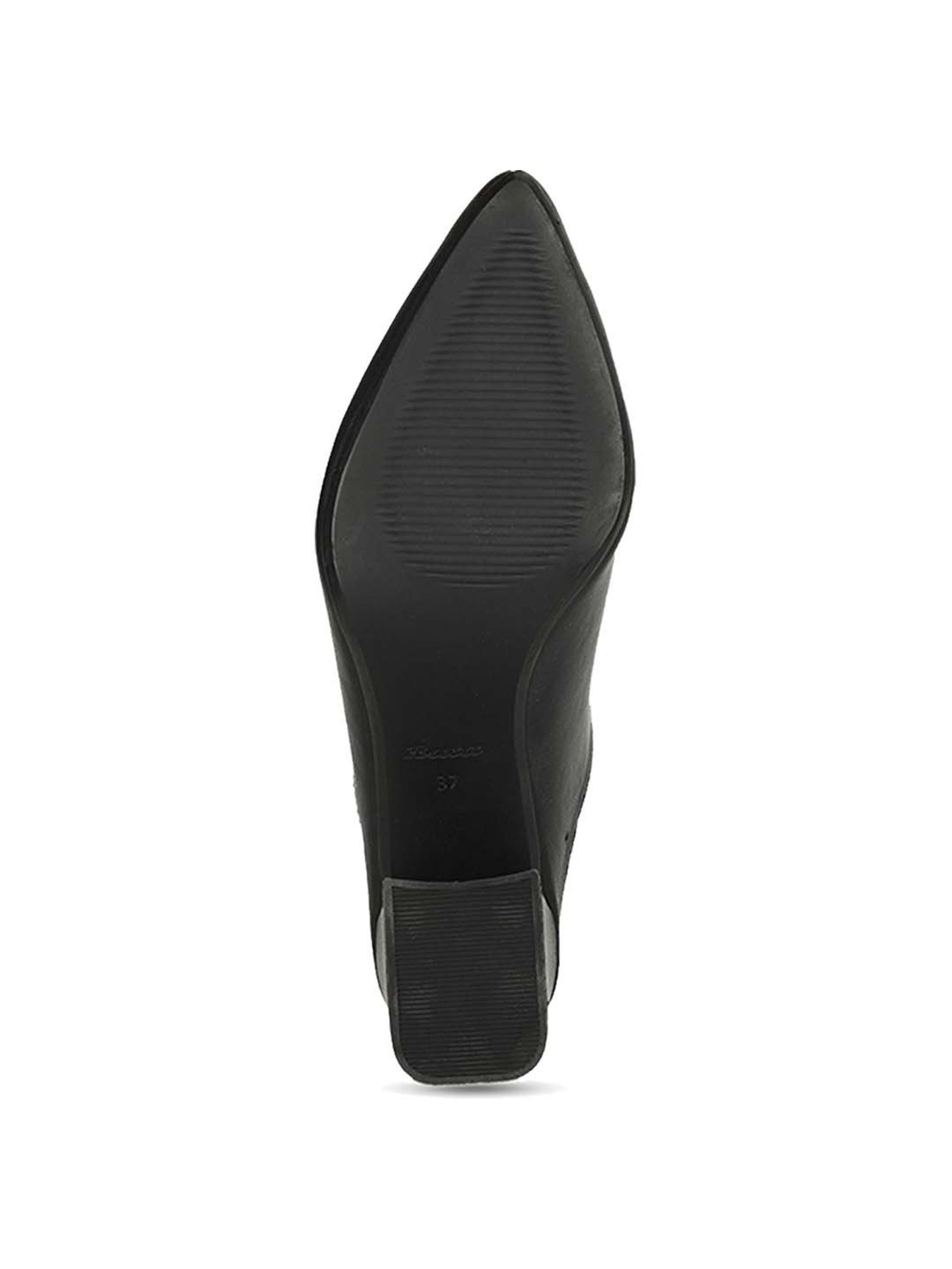 Bata Women's Black Mule Wedges