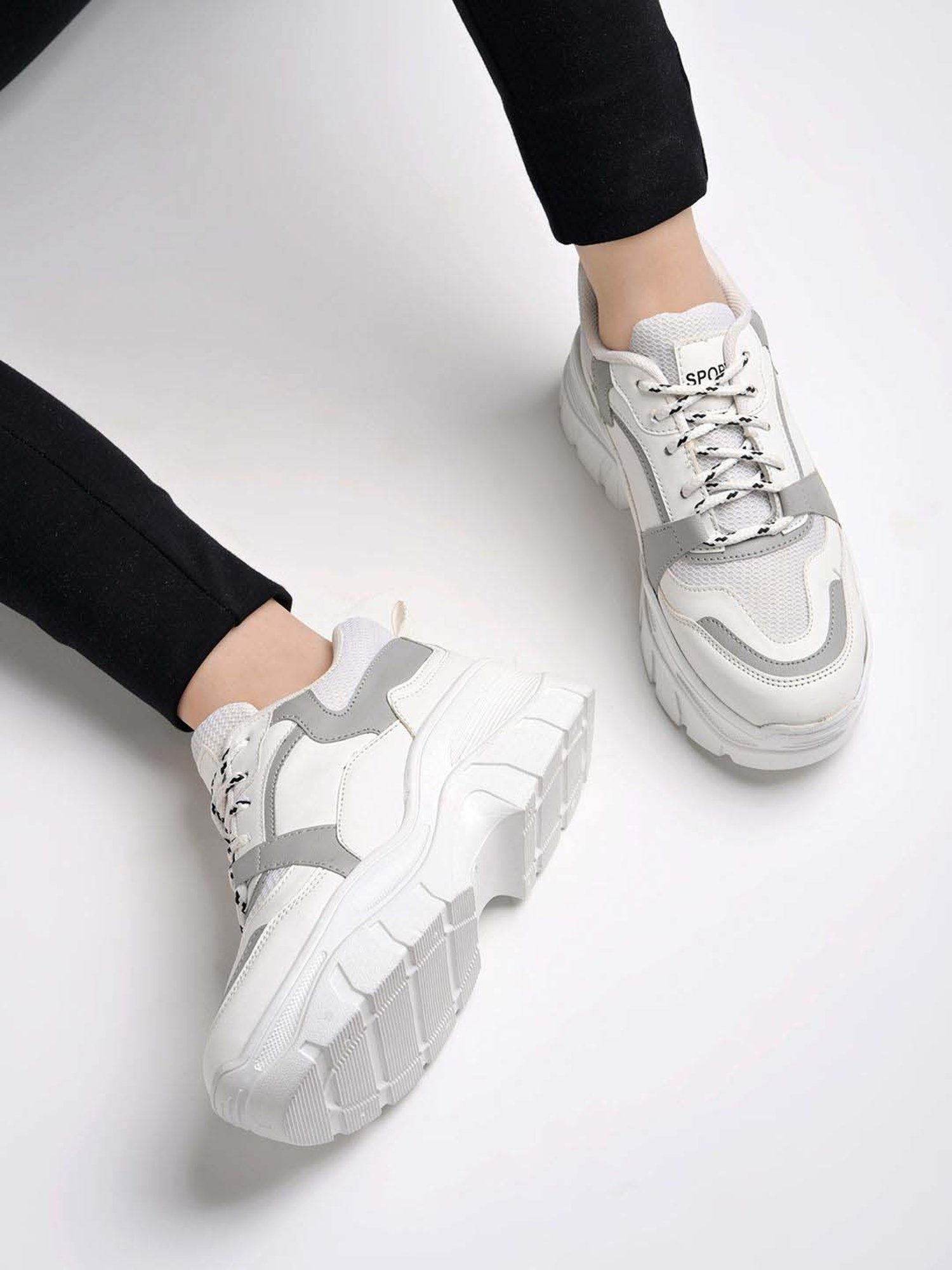 Shoetopia Kids Grey Walking Shoes