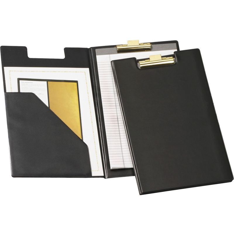 Day Designer Padfolio with Notepad Black - Blue Sky