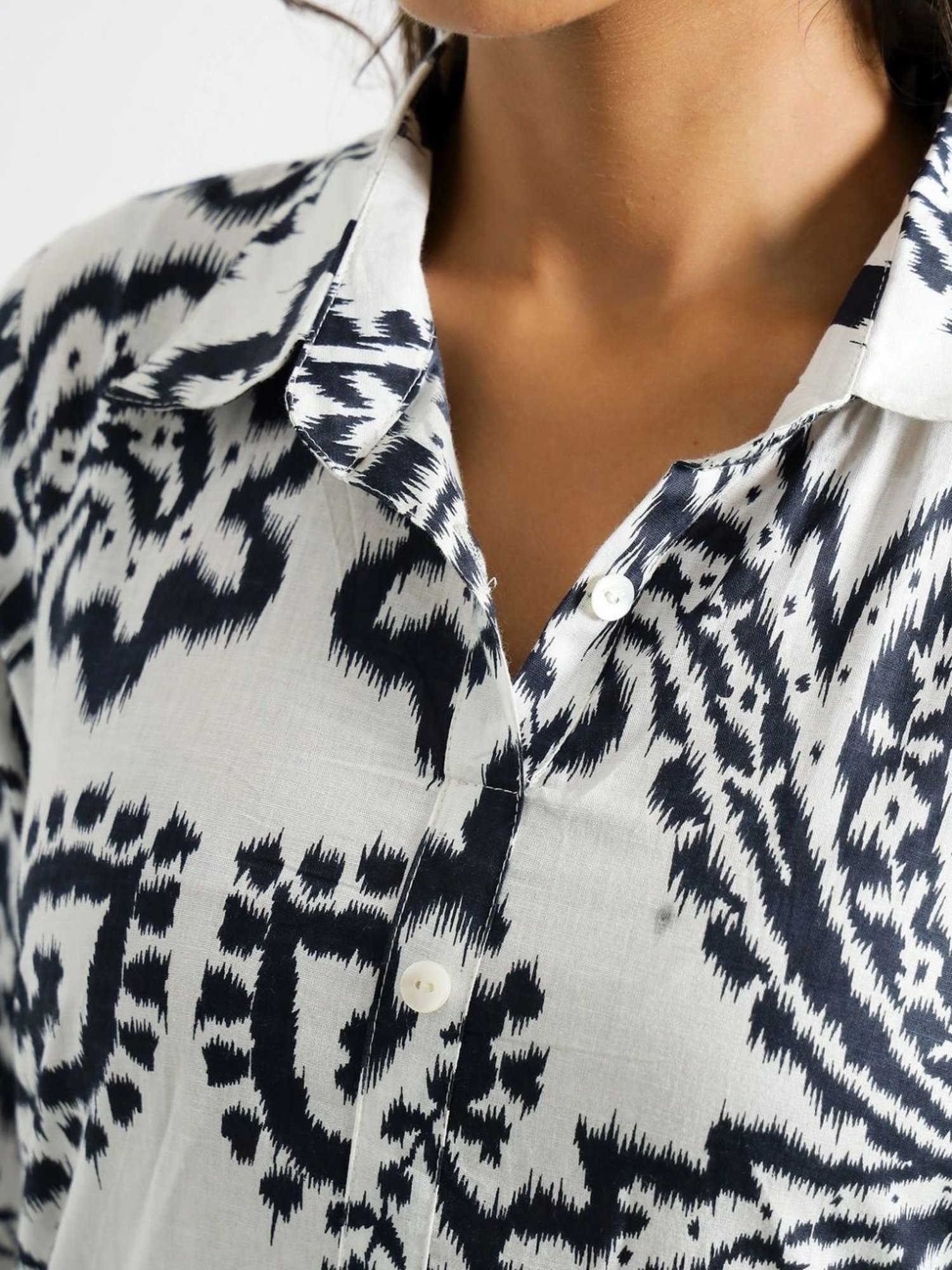 Autumnlane Black Freya Zebb Printed Tunic with Pant Co-Ord Set