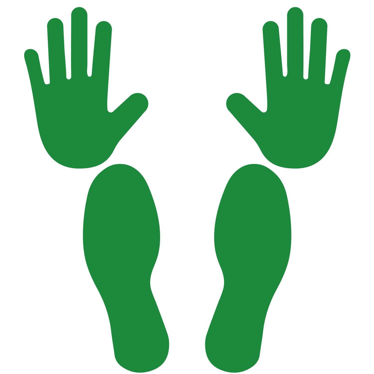 LiteMark Golden Yellow Pat Down Position Guide for Security Checkpoints and Law Enforcement