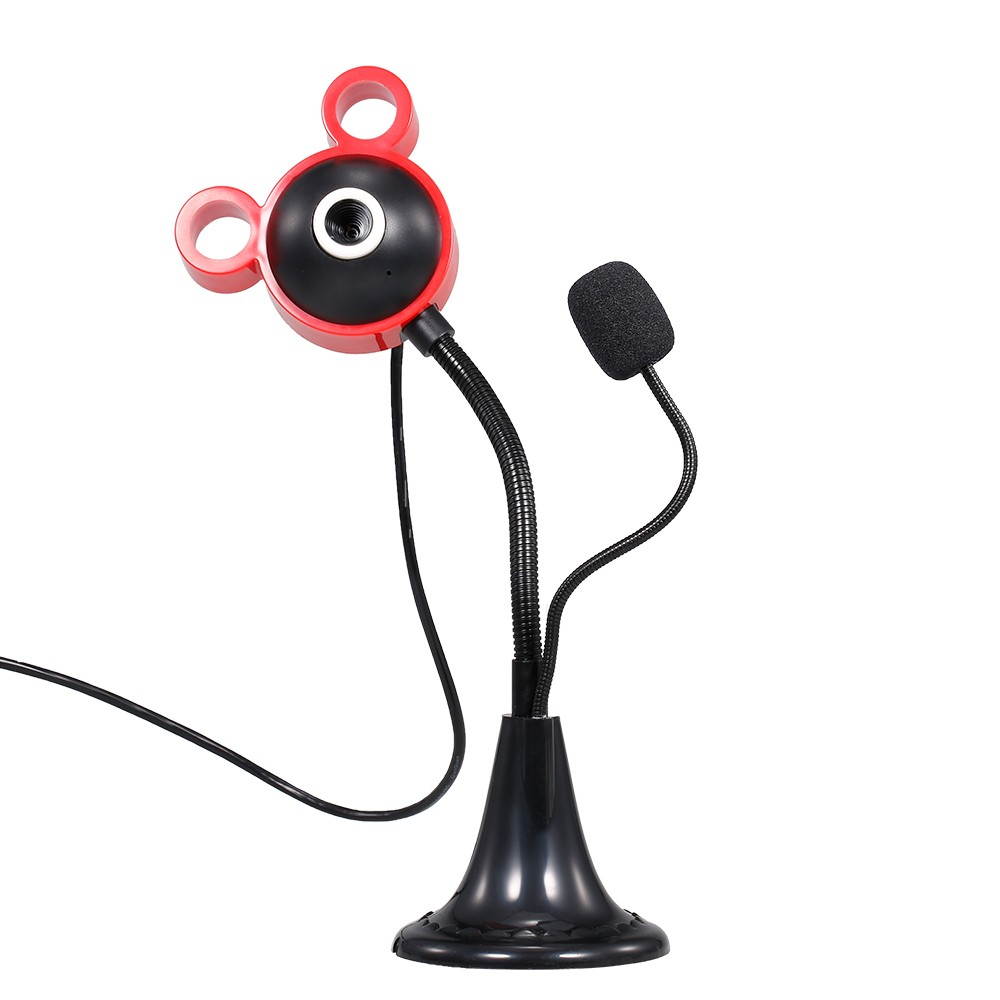 Webcam 1080P Computer Camera with Privacy Cover USB Connection Built-in Noise-reduction Microphone for Live Video
