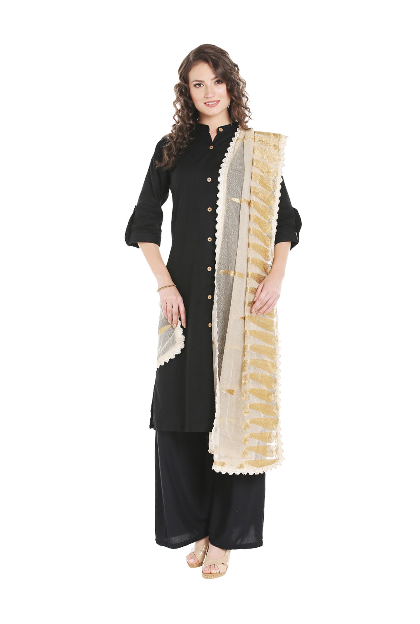 Dupatta Bazaar Beige Dupatta
