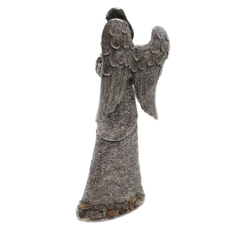 Home & Garden 13.75" Angel With Butterfly Statue Wings Religious Roman, Inc  -  Outdoor Sculptures And Statues