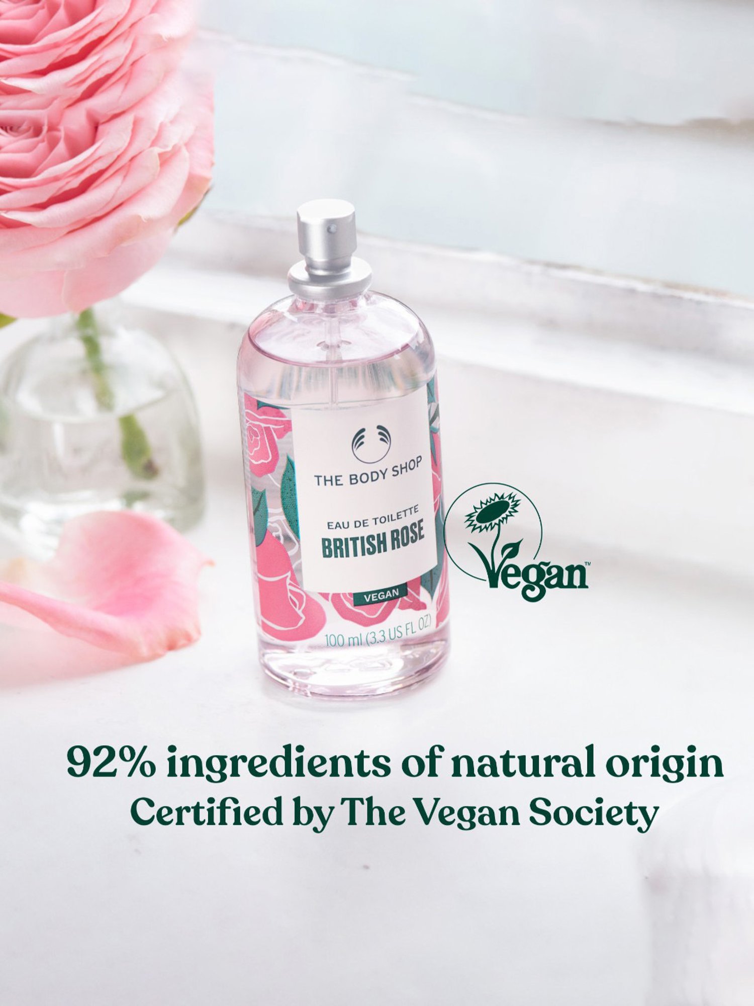 The Body Shop British Rose Eau De Toilette - 100 ml